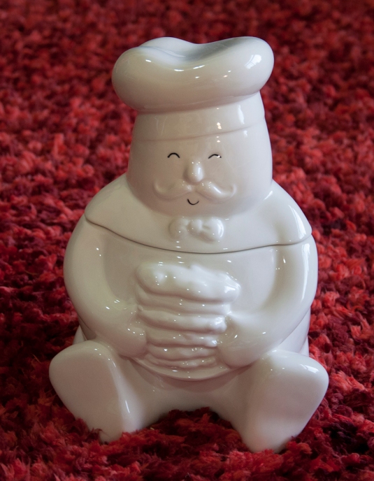 The cookie jar as it came to me. Virgin.